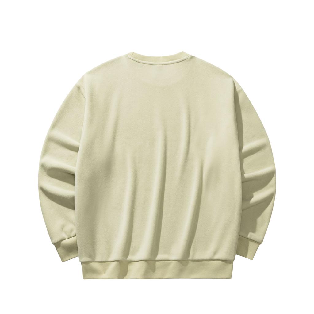 Anta Autumn Lifestyle Series Fleece Pullover Sweatshirt Men tops 952548706-4