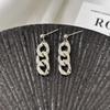 Amber Coffee French Retro Luxury Earrings - Women's Elegant Studs with Niche Design
