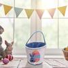 Easter Basket Holiday  Bunny Printed Canvas Gift Carry Candy Bag