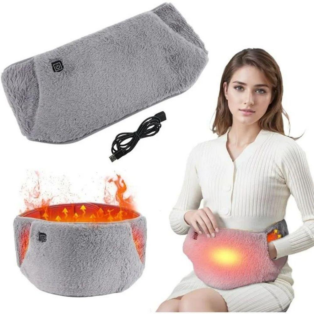 Portable Heating Pad Cordless Heating Pad for Belly Relax Electric Fast Heating Belly Wrap Belt with 3 Heat Levels Abdominal