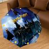 1PC Harry Potter Deathly Hallows Umbrella-8-Rib Reinforced, Automatic Open, Lightweight & Durable, Cute Fashion Accessory for Outdoor, D2637