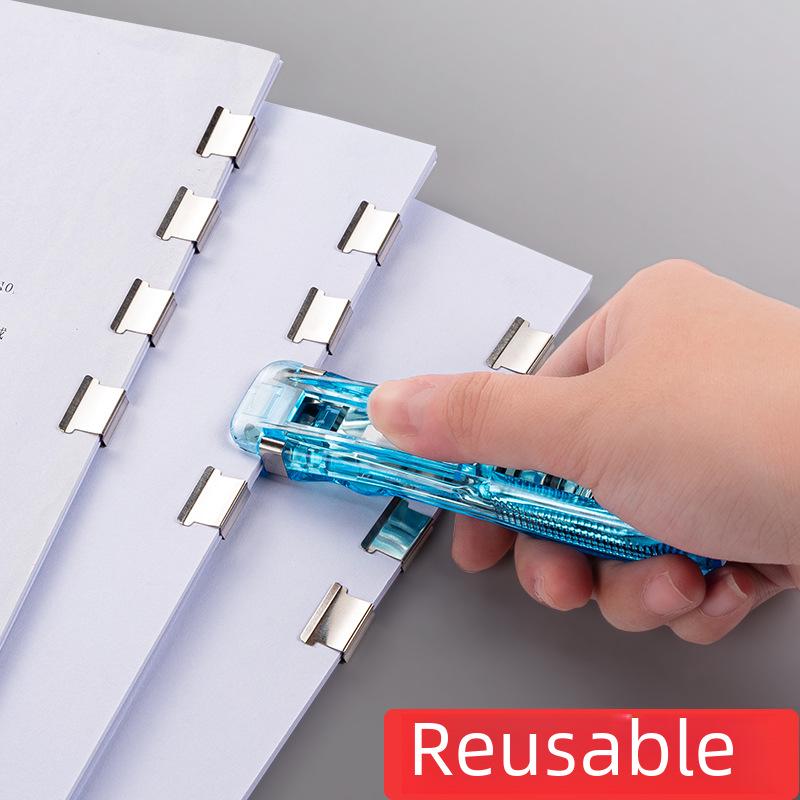 Colorful Metal Clip for Binding, Organizing Papers, and Boosting Dovetail Files