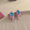 Evil Eye Necklace Evil Eye Ear Pins Sweet and Fashionable Alloy Accessories Evil Eye Jewelry for Party Wedding Daily