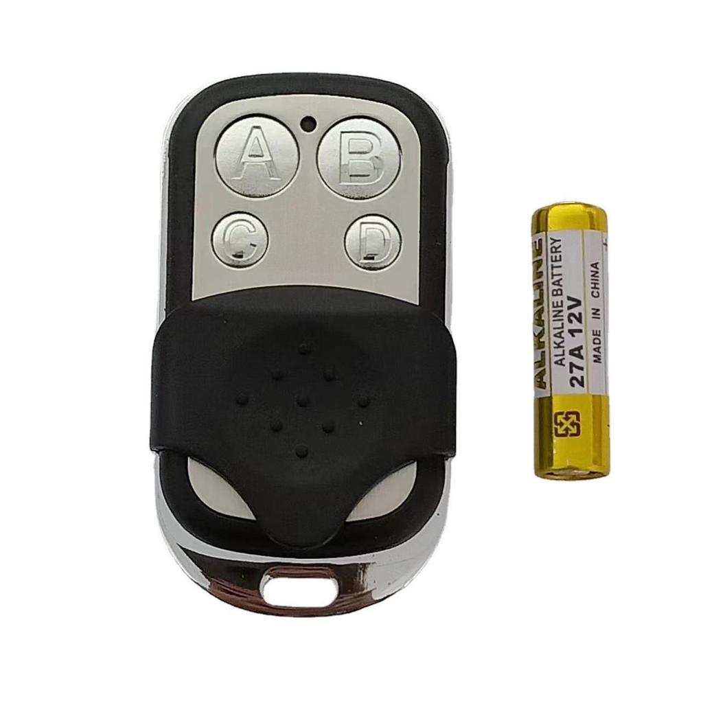 Telecomando Clonatore Alta Potenza 433MHz per Porte da Garage, Batteria 12V Inclusa