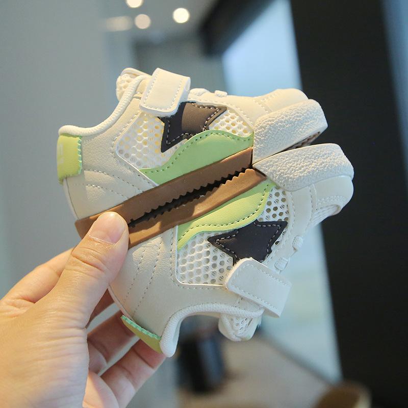 New Style Boys  Breathable Sports Shoes, Girls  Soft-soled Anti-slip Casual Shoes 17