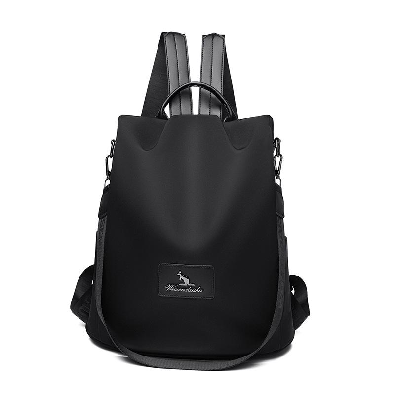 Women s Large Capacity Anti-Theft Oxford Backpack - Multifunctional, Lightweight School & Commuter Bag чёрный