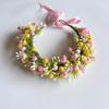 Boho Style Floral Headband Simulated Flower Wedding Headpiece Bridal Wreaths  Seaside Vacation
