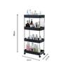 Portable Multi-Layer Bathroom & Kitchen Storage Trolley