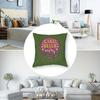 "Ciao Bella" Pillow Cover 2D Printed Polyester Sofa Cushion Case – Italian Floral Design With Lily Of The Valley Pattern