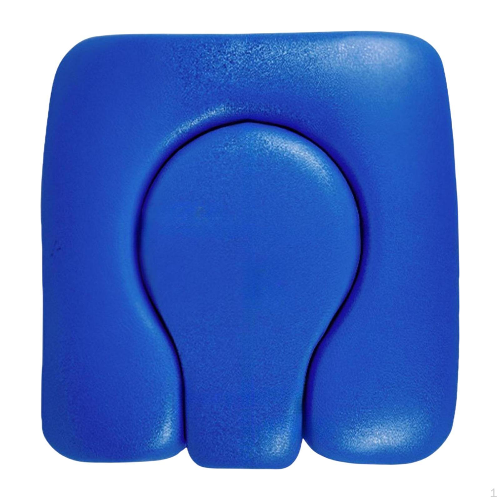 Подушка для сиденья прикроватного комода с толстой губкой, универсальная, мягкая, легкоочищаемая, водонепроницаемая, туалетная синий