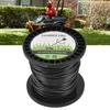 Round String Trimmer Line for   3.3mm Black High Cutting Efficiency Trimmer Line for Most Lawn Mowers Farm