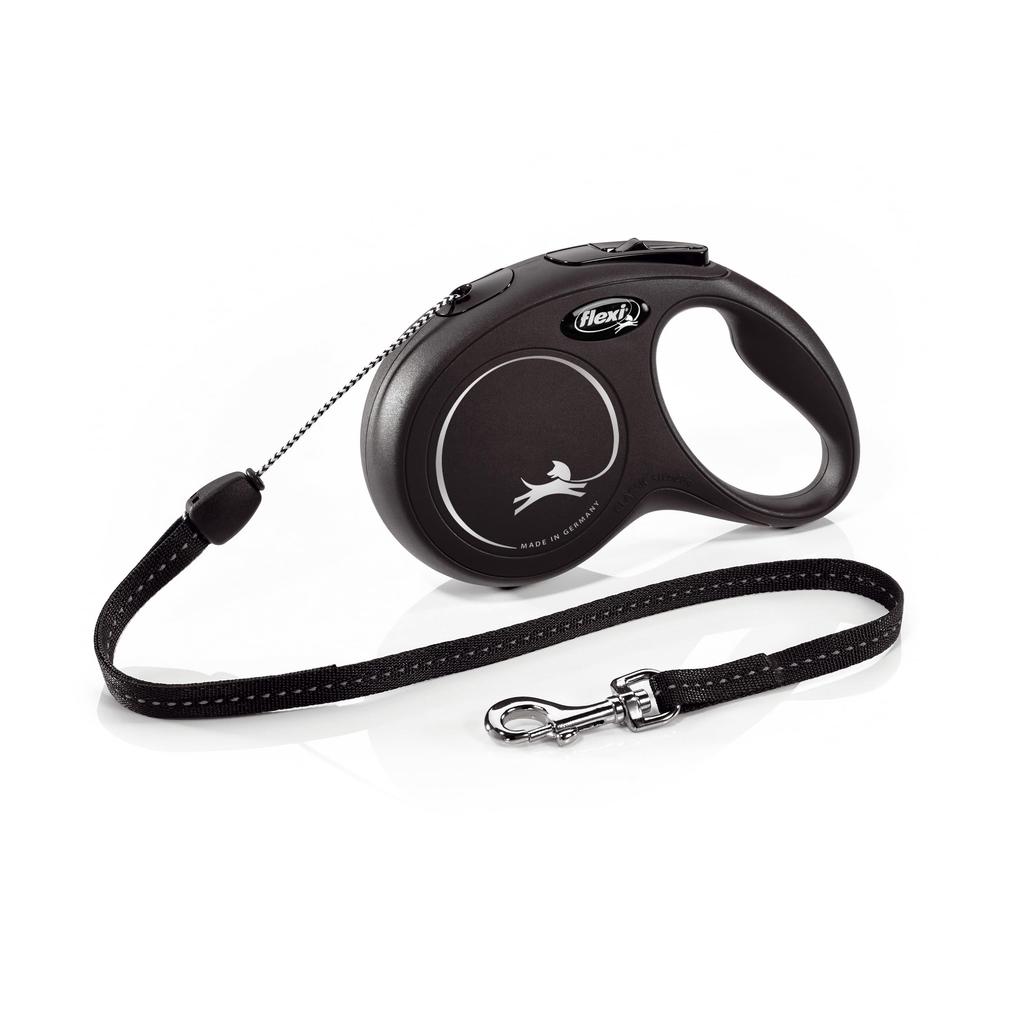 Flexi New Classic Cord S Than 8m Black (Less 12kg) [Dog Lead]