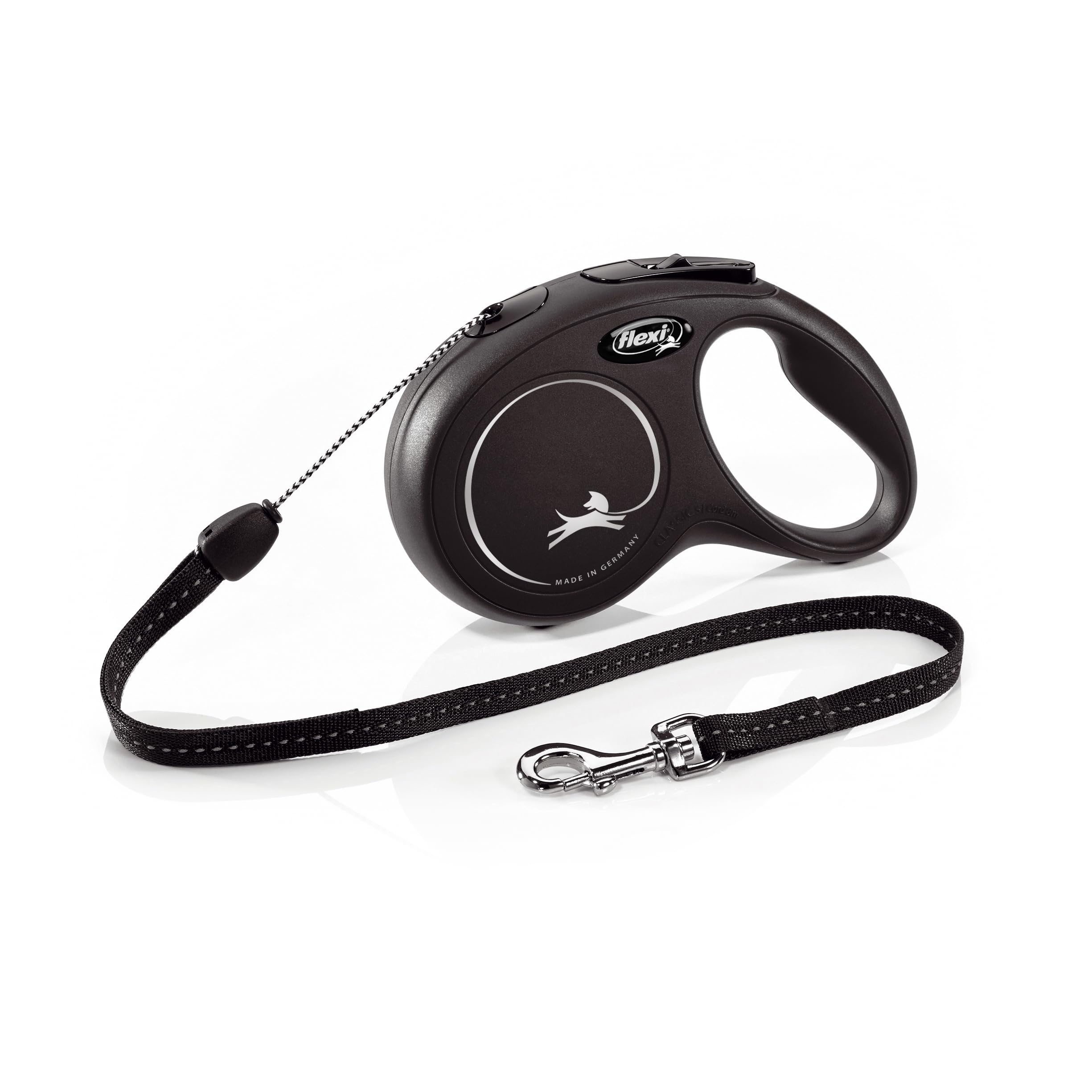 

Flexi New Classic Cord, Small (Under 12kg), 8m, Black [Dog Leash]