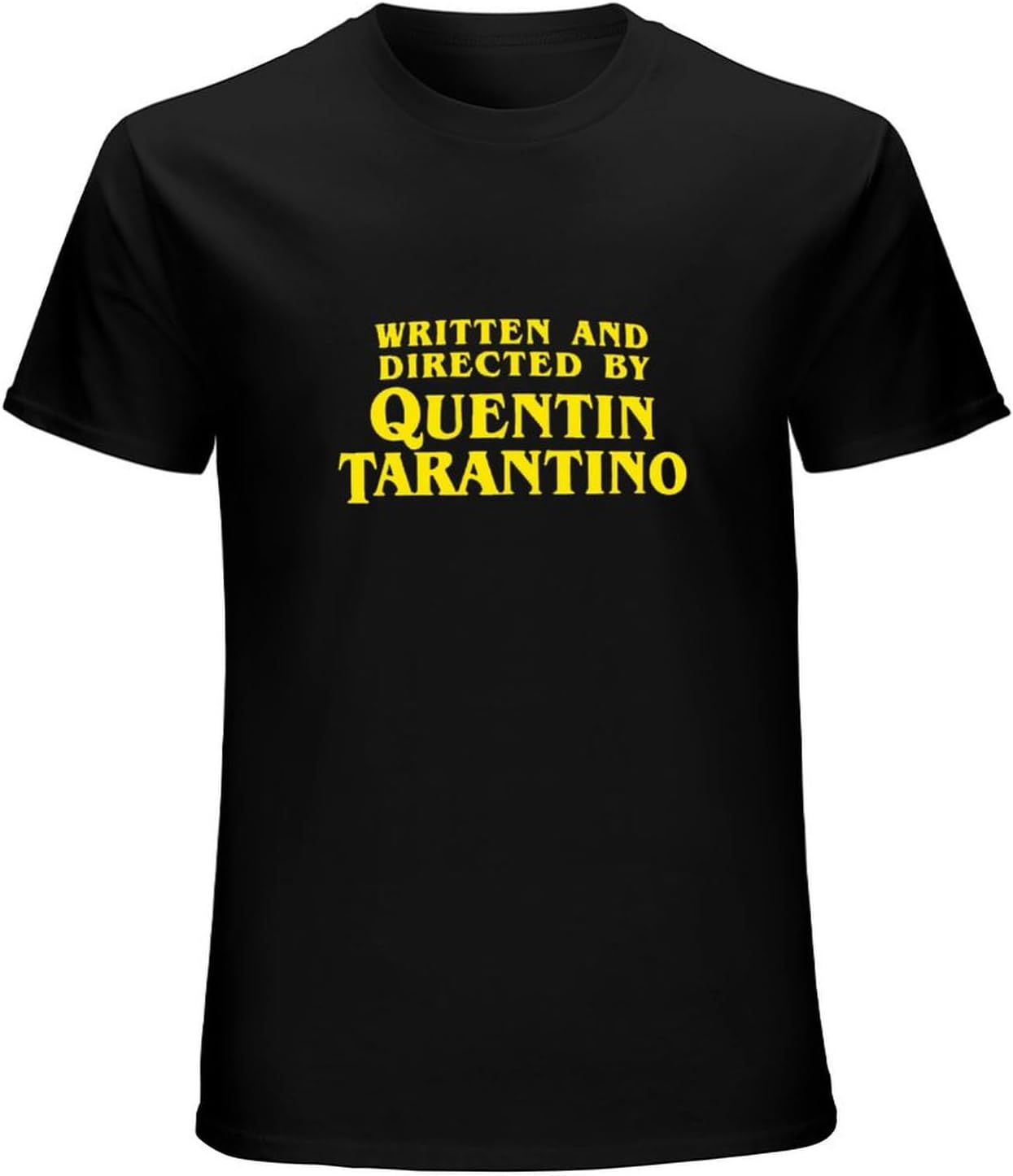 Short Sleeve Written and Directed by Quentin Tarantino Tshirt UnisexnyMovies Top Shirt 3XL чёрный