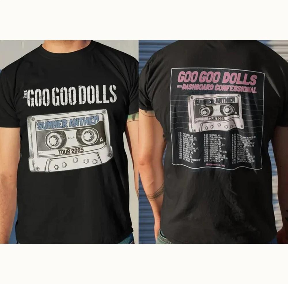 Goo Goo Dolls Summer Anthem Tour 2025 Reprint  Two Sided S-4XL Unisex T-Shirt XXXXL