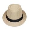 Elegant Unisex Wedding Fedora Hat For Beach Event Short Brim Foldable Panama Hat Gentlemen Jazz Caps For Formal Occasion