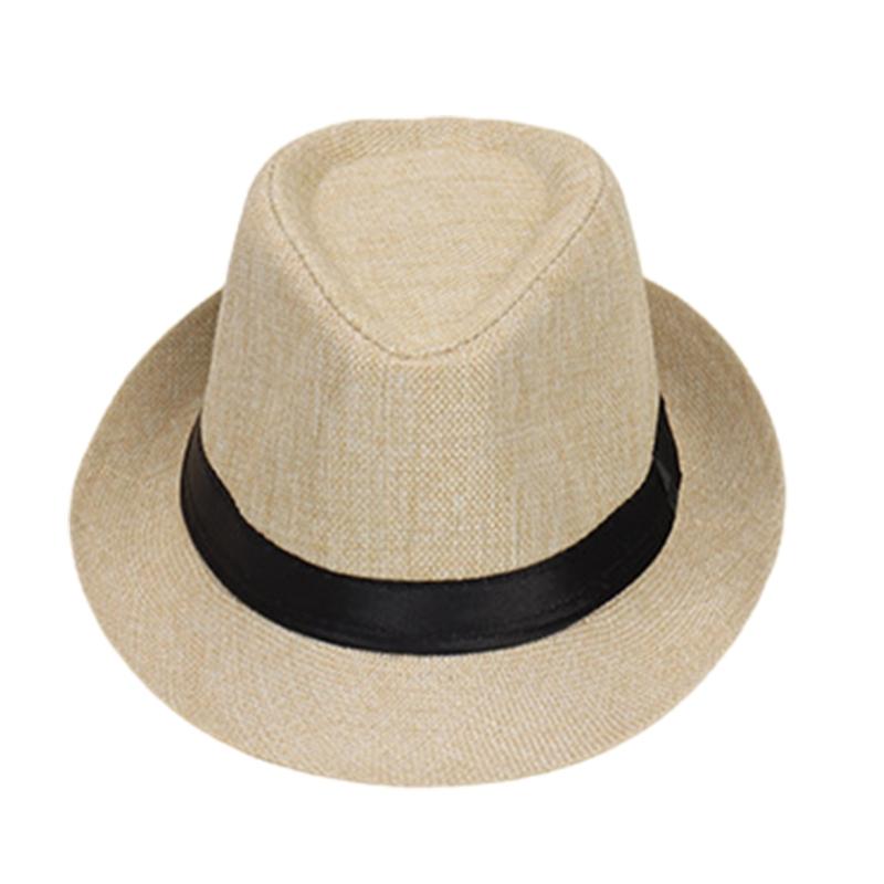 Elegant Unisex Wedding Fedora Hat For Beach Event Short Brim Foldable Panama Hat Gentlemen Jazz Caps For Formal Occasion