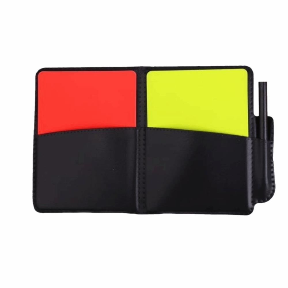 3PCS PVC Referee Warning Cards Side Pen Holder Card Wallet Protective Cover Volleyball Games