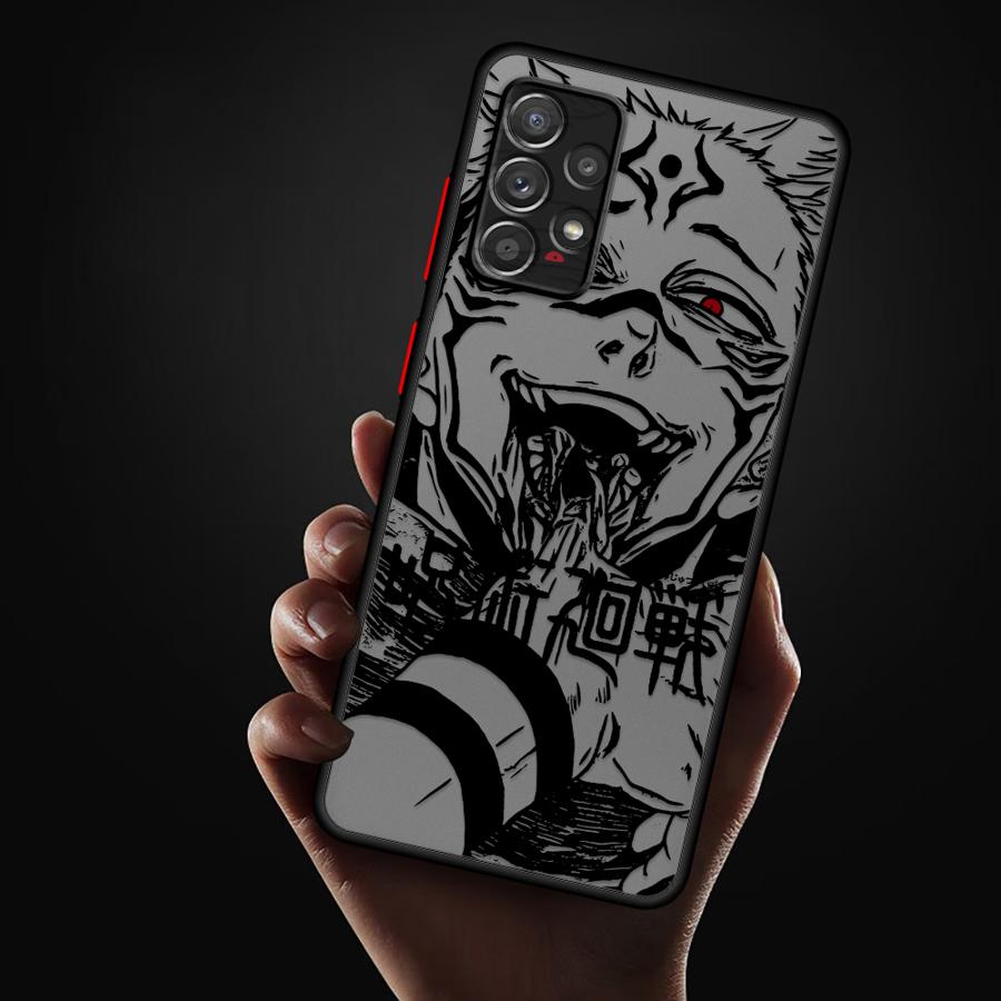 Japanese Cool Anime Case for Samsung Galaxy A17 A52 A34 A36 A54 A56 A55 A16 A15 A53 A14 A23 A52S A72 A73 A33 A35 Phone Cover