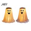 Halloween Ghost Candy Bowl Stand with Remote Control, Large LED Lighted Indoor Decoration Supplies Cute Holder for Front Door Porch Outdoor