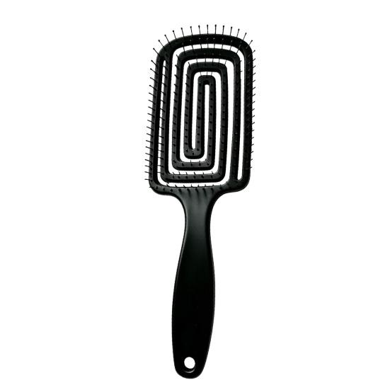 Curved Vented Detangling Brush for Women Men Paddle Hair Styling Brush for Faster S