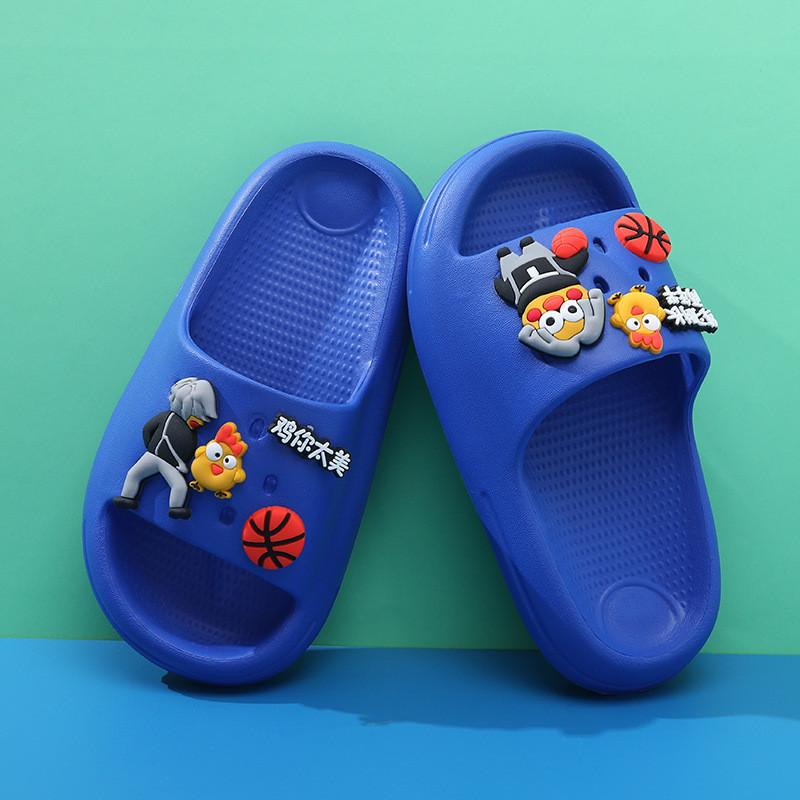 Bequeme weiche Sohle Eva Cartoon-Figur Indoor Outdoor Badeschuhe für Jungen
