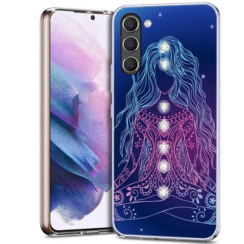 Mandala Chakra Yoga Phone Case for Samsung A17 A37 A57 A55 A35 A25 A15 A54 A14 A24 A34 A13 A23 A33 A53 A07 A05S A04S A03 A73 Gal
