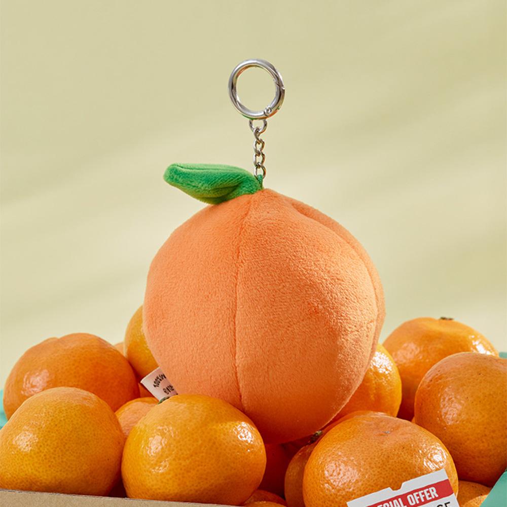BT21 KOYA Baby Orange Party Plush Doll Keychain