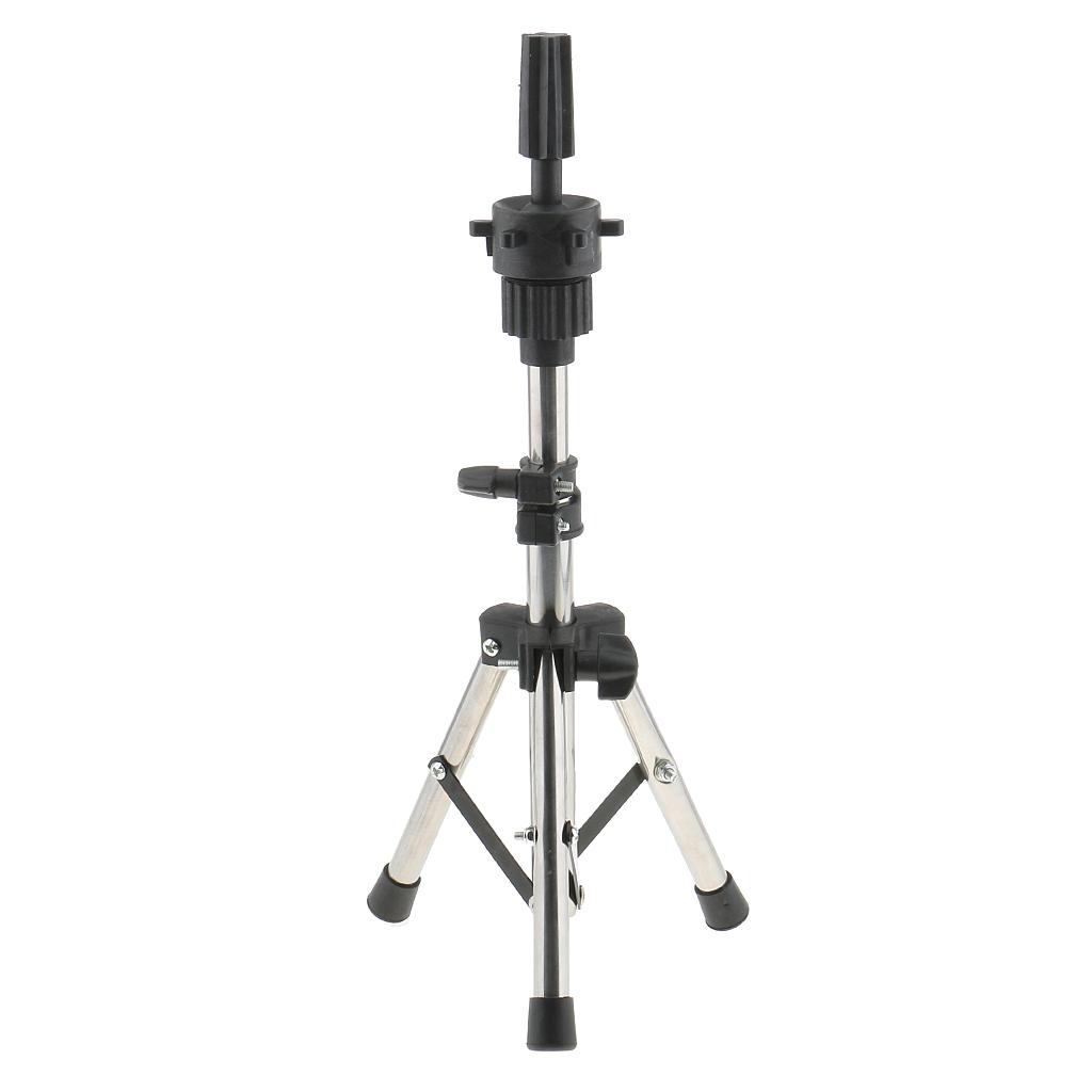 20" Hair Practice Training Hairdressing Weaving Doll Head+Tripod
