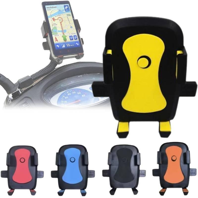 Universelle Fahrrad E-Scooter Motorrad Lenker Handyhalterung mit Sicherheitsband