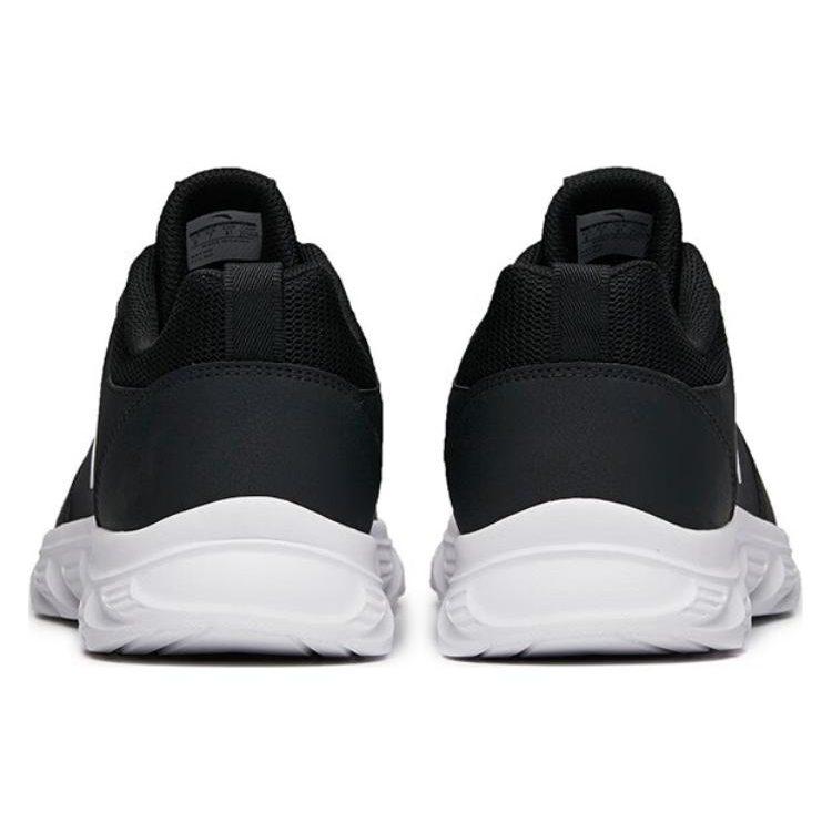 Anta Cushioning Slip Resistant Abrasion Resistant Rebound Low top Running Shoes Men's Black 912035542-3