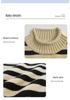 Boys' and Girls' Fleece-Lined Half-High Collar Sweater: Autumn/Winter Korean Style Warm Knitwear