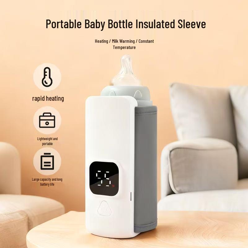 International Portable Heated Bag & Bottle Warmer - Universal Temperature Control for Milk