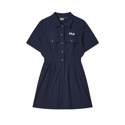 Original Series Fashion Comfortable Loose Woven Breathable Short Sleeve Dress Women Dresses F11W429302FDB