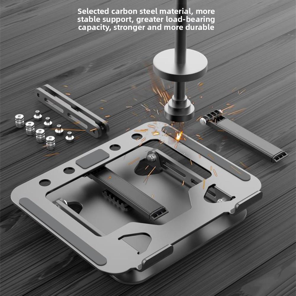 Grey Support Rod Laptop Bracket Foldable Super Stable Notebook Stand Heat Dissipation Adjustable Tablet Radiator Bracket Tablet