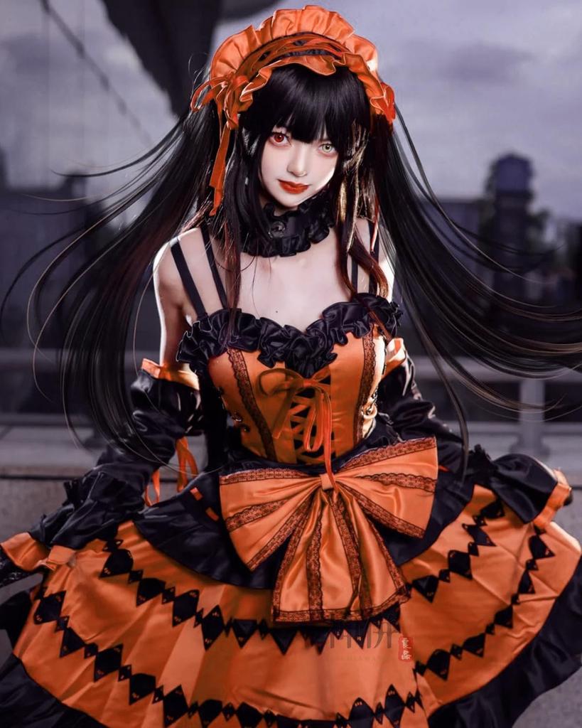 Kurumi Tokisaki Cosplay En Kötü Randevu A Live Cosplay Kostümü Okul ve Sahne Kıyafeti İçin Tokisaki Peruk Boyutu [Mükemmel Kalite] Peruk, Ruh, Yetişkinler,