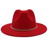 European And American Cashmere Top Hat Gold Ring Accessories Fashion Jazz Hat Four Seasons Popular Felt Hat Gentleman Lady Big Edge Hat (
