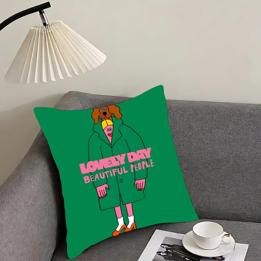 Such a Warm Hug Creativity Cushion Cover Reversible Plush Pillow Cover – For Car, Sofa, Bedroom, Perfect As a Gift.