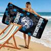 Name Custom North Carolina Print Beach Towel, Large Soft Quick Dry Towel for Beach Camping Swimming