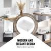 Modern Ceramic Vessel Sink 19"x14.7" Bathroom Vanity Bowl Countertop White