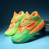 752 Unisex Basketball Shoes: Mid-Top Velcro Mesh for Spring, Autumn, Winter - Colorful Training Sneakers.