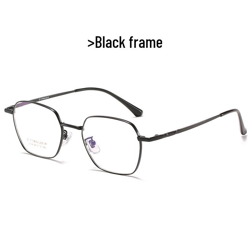 2021 Ultra-Light Pure Titanium Blue Light Blocking Myopia Glasses Frame for Students Myopia with Blue Light Protection