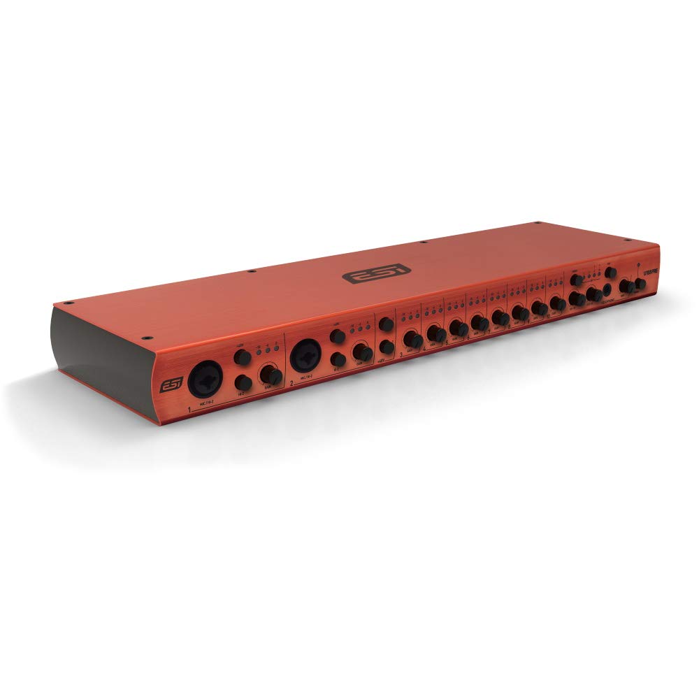 

ESI U108 PRE з 10-мікрофонним професійним 24-бітним USB-аудіо [обладнані попередні підсилювачі, інтерфейс 10IN/8OUT]
