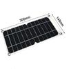 Panel Solar USB de alta potencia de 5V, impermeable para exteriores, senderismo, Camping, células portátiles, Banco de energía, cargador Solar de batería