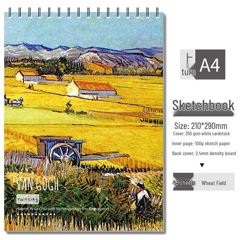 A4 Thickened Sketchbook: Children s Quick Sketch & Creative Graffiti Art Album