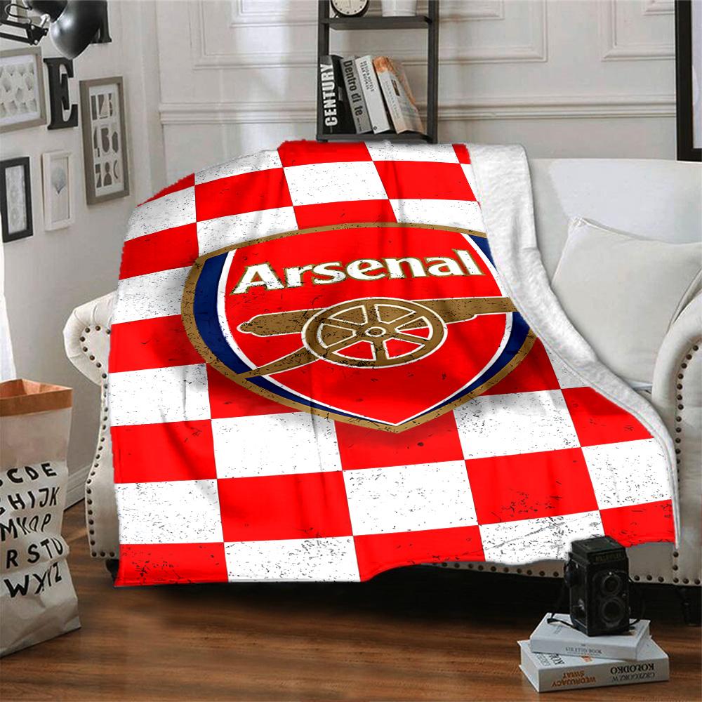 Arsenal Blanket Comfortable Suitable for Office Seaside Picnics for All Occasions Warmthful Decor Birthday Christmas Gift Blanket