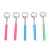 5 Pcs Portable Retractable Itch Scratcher Stainless Steel Retractable Back Scratcher for Home Random Color