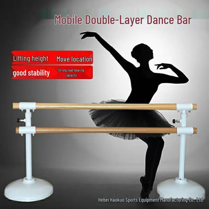 WEZHO Adjustable Mobile Ballet Barre