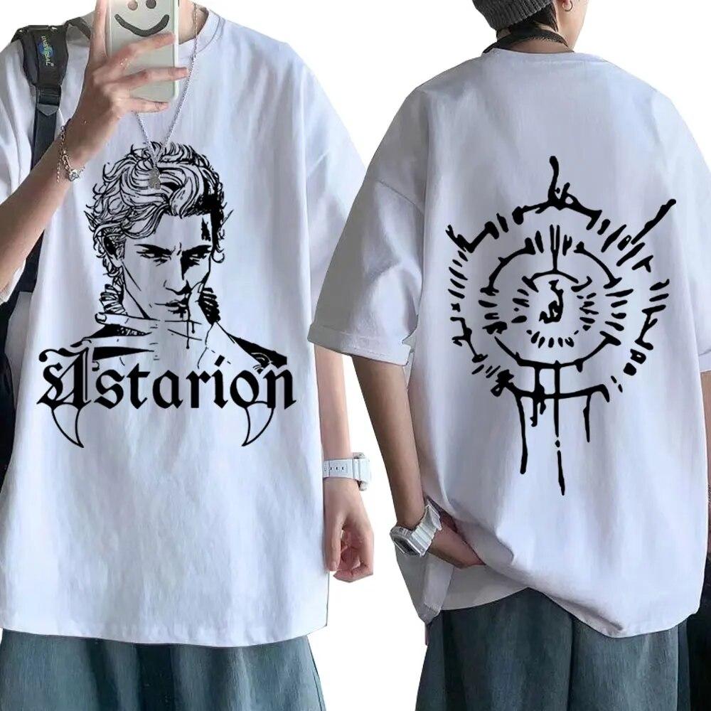 

Limited Astarion Baldurs Gate Graphic T-Shirt Unisex Women Clothing Oversized T Shirts 100% Cotton Short Sleeve Tshirt Streetwear