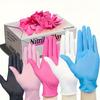 100 PCS Thickened Waterproof Nitrile Gloves - 9" Wear-resistant, Food-grade, Disposable Household Gloves